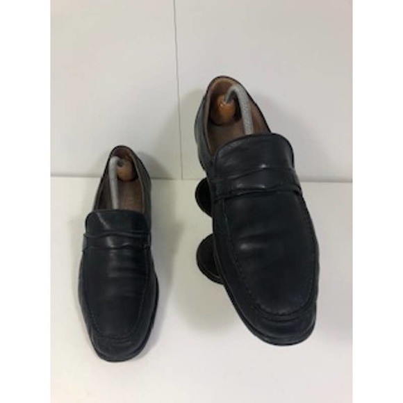 Bally Genuine Leather Paulson Round Toe Slip-On Shoes Black Mens US 9.5 main image 7